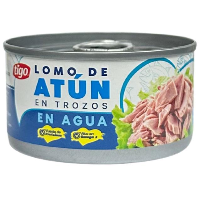 CAJA ATUN TROZOS EN AGUA TIGO 24x80GR