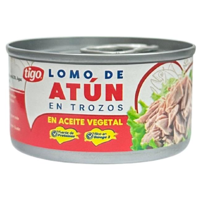 CAJA ATUN TROZOS EN ACEITE TIGO 24x80GR