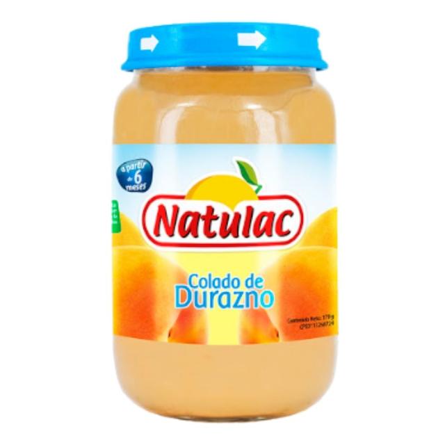 CAJA COMPOTA NATULAC DURAZNO 24x186GR