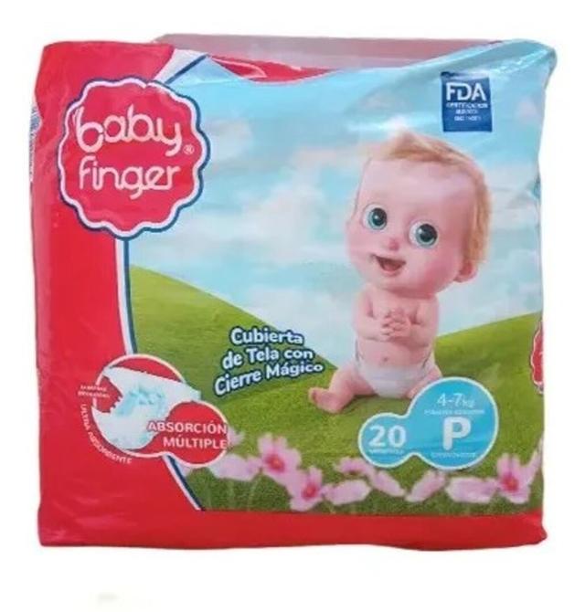 BULTO PAÑAL BABY FINGER TALLA Px12