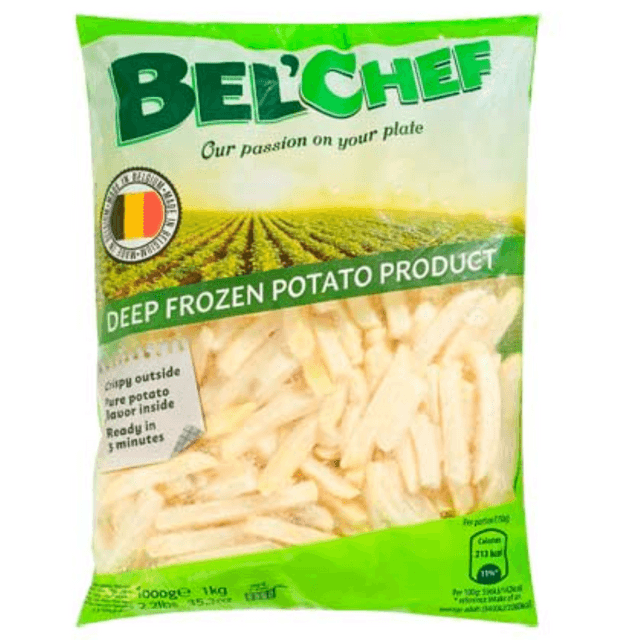 CAJA PAPAS CONGELADAS BELCHEF TRADICIONALES 10x1KG