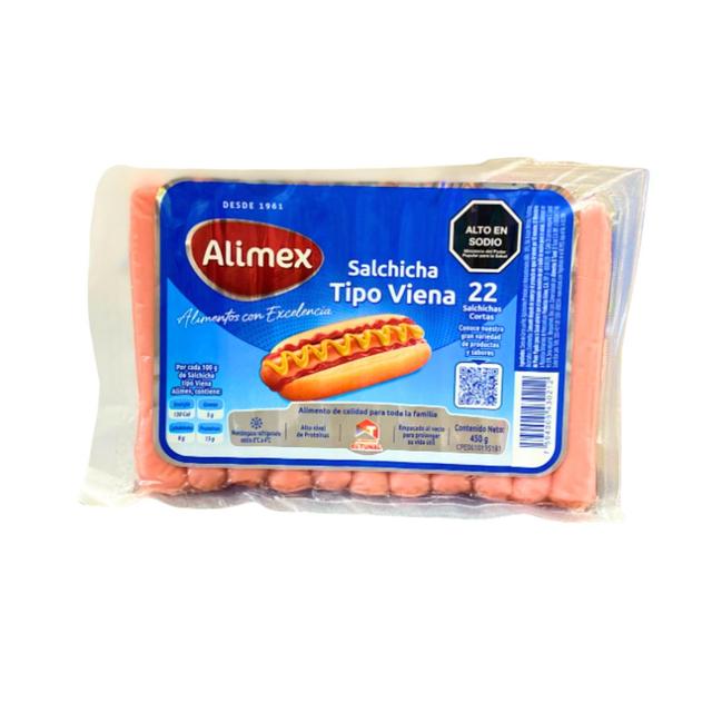 CAJA SALCHICHA ALIMEX VIENA 16x450GR