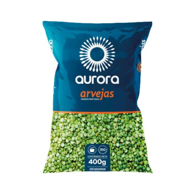 BULTO ARVEJAS VERDES PARTIDAS AURORA 20x400GR